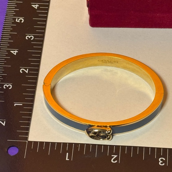 Coach Silver Hinged Bracelet - Picture 4 of 15